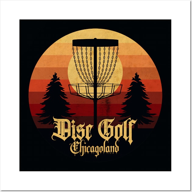 Disc Golf Chicagoland Wall Art by CTShirts